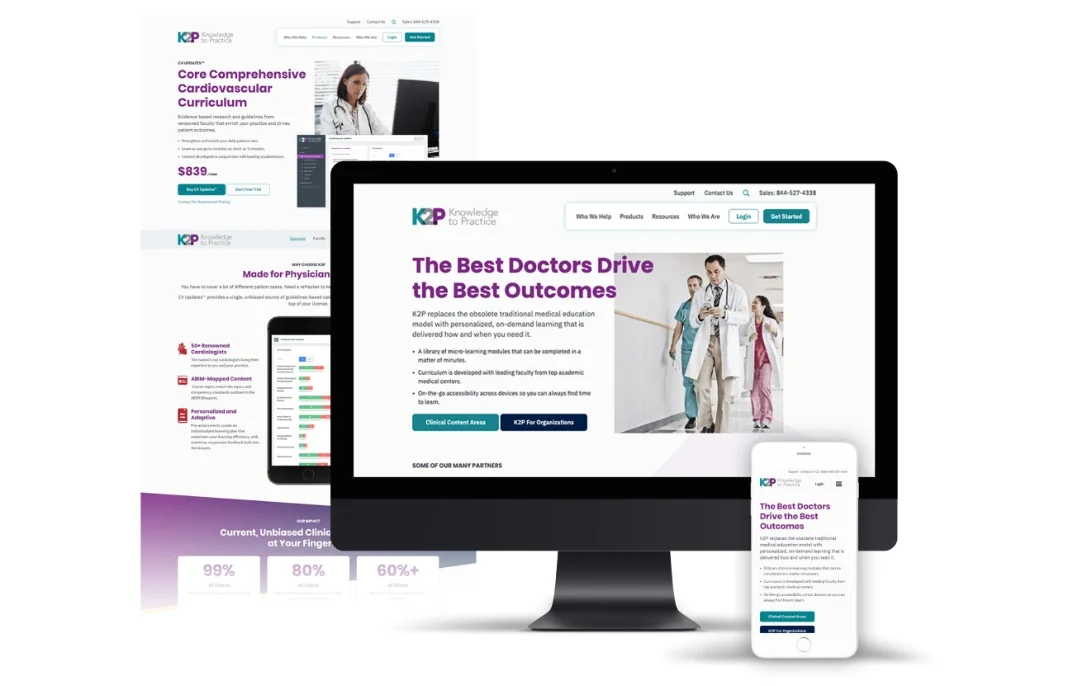 Smartphone showing a fast, mobile-friendly official hospital website design.