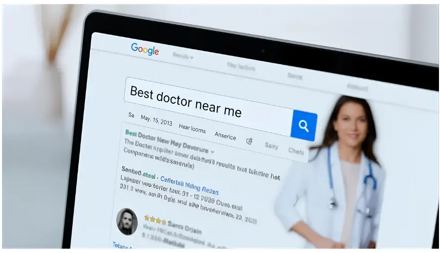Google search showing best doctor near me results