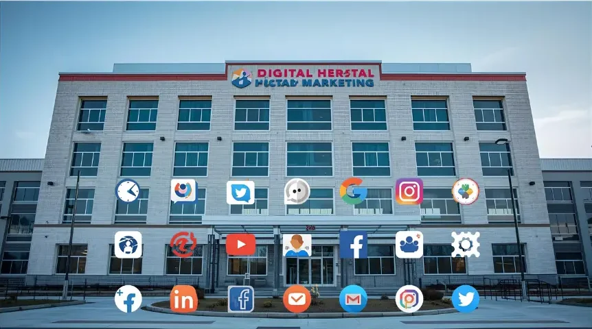 Modern clinic using digital marketing and SEO to attract patients